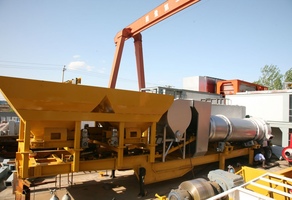 Мобильный асфальтовый завод CLY-1000